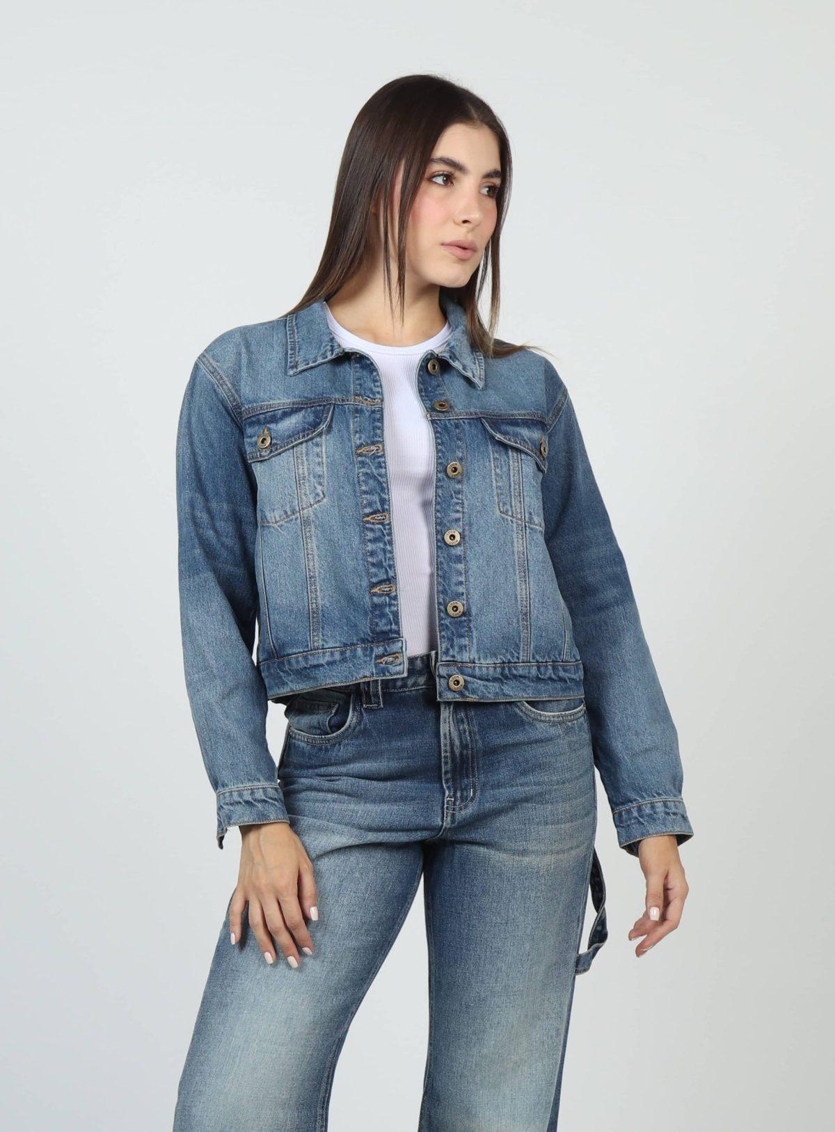 Chaqueta Denim Femenino Esencial de Moda - Imagen 3