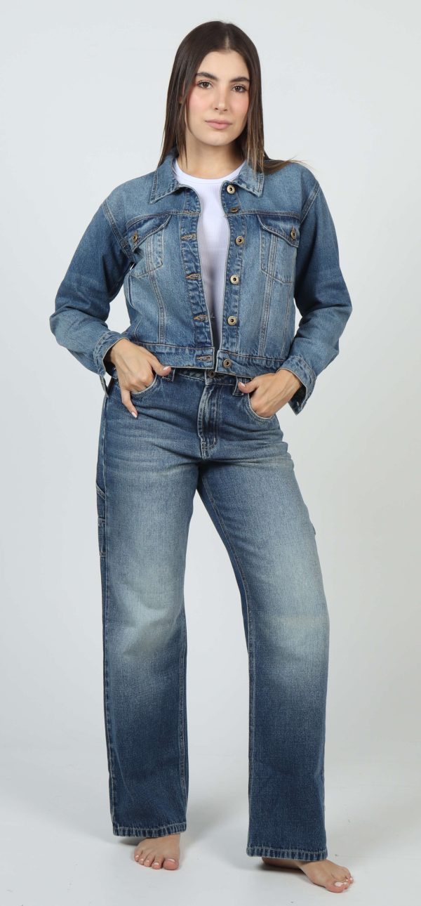Chaqueta Denim Femenino Esencial de Moda