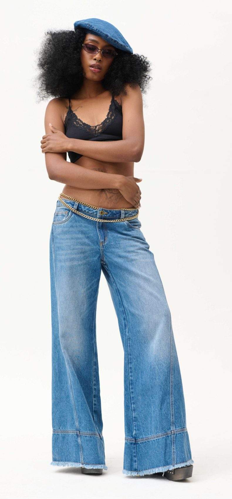 Jean Wide Leg Azul Medio - Imagen 5